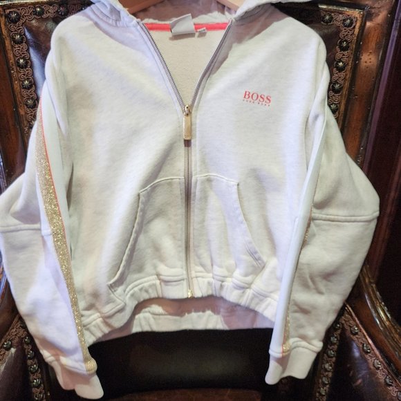 BOSS girls zip up hoodie - Picture 2 of 10